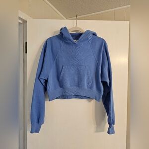 BP. Blue Cropped Hoodie